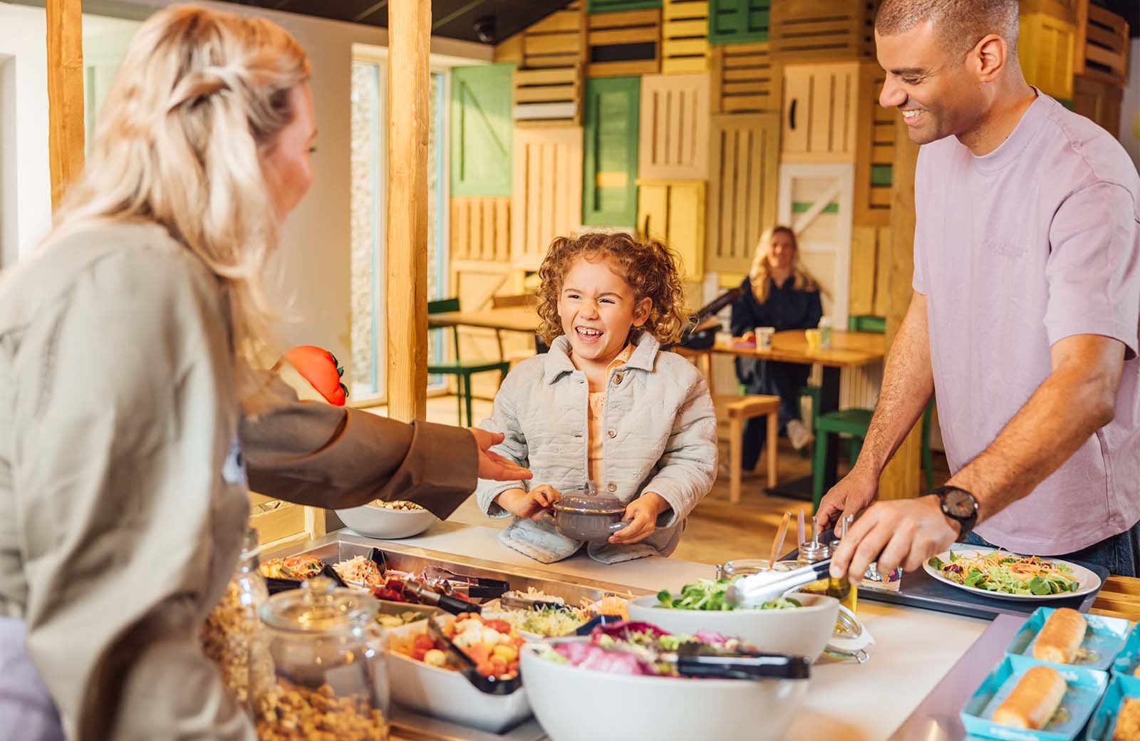 Enjoy yourself in one of the three themed restaurants