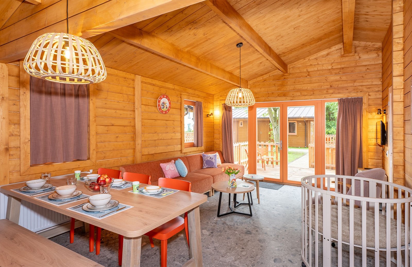 Woonkamer babylodge