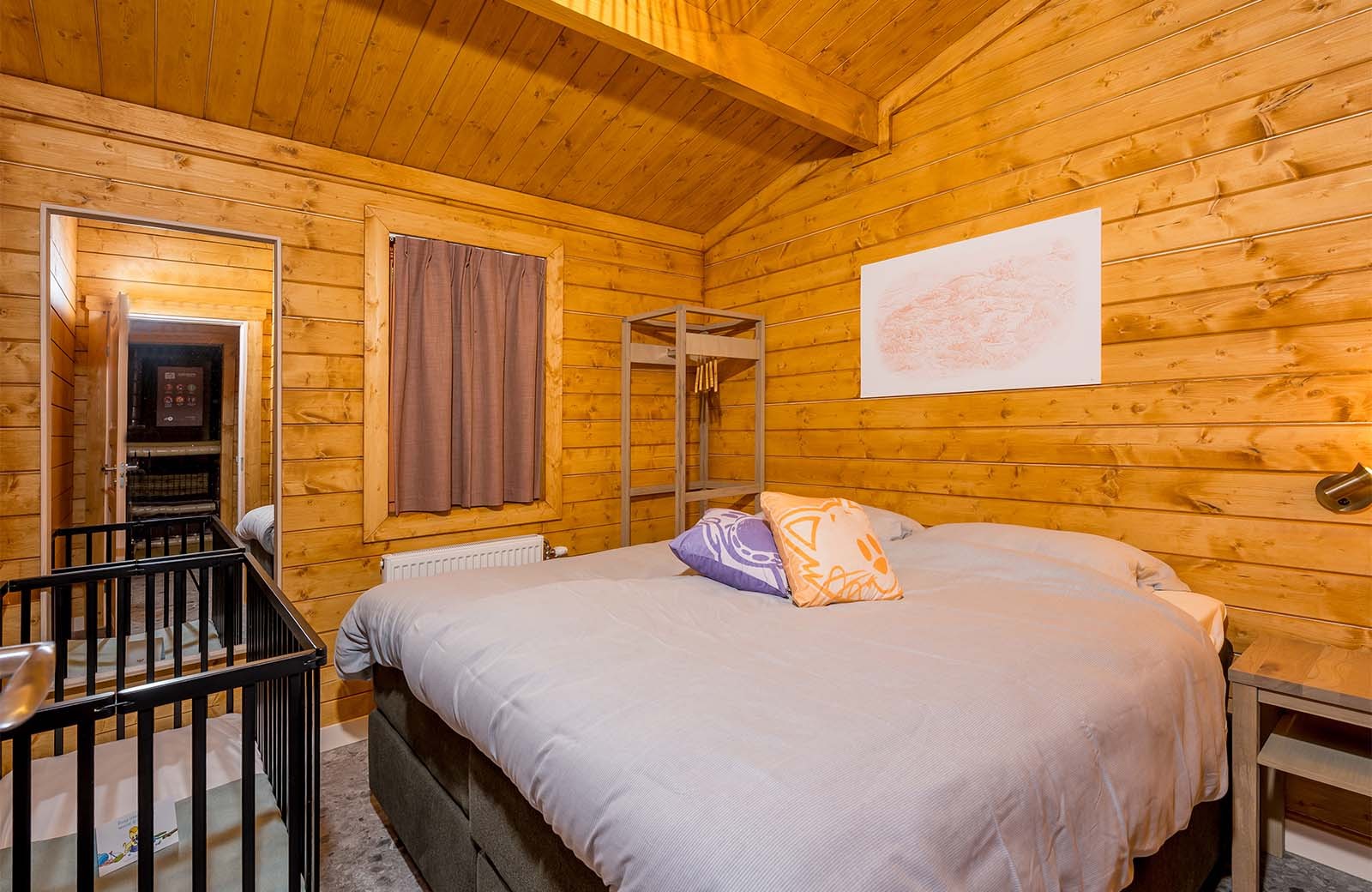 Wp lodge 6p slaapkamer met babybed